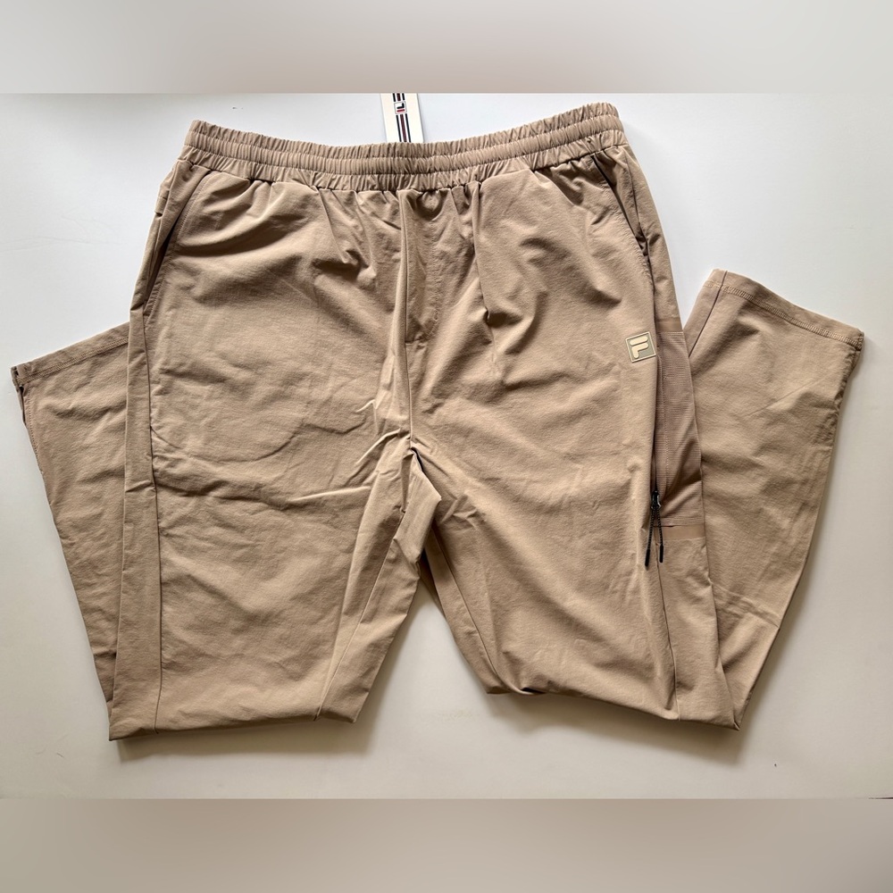 Men’s Fila Joggers. XL. Light Khaki/ Tan.